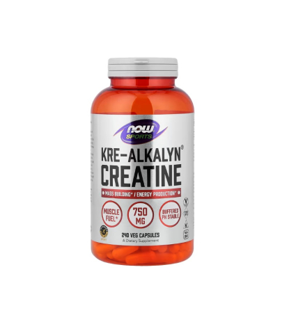 Producatori - Kre-Alkalyn Creatine 750mg 240 Capsule - NOW Foods