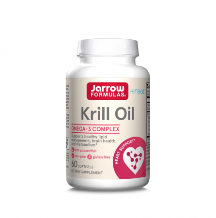 Pentru Femei - Krill Oil 600mg 60 capsule - Jarrow Formulas
