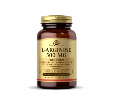 Solgar - L-Arginine 500mg 100 capsule vegetale - Solgar