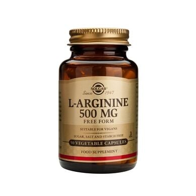 Producatori - L-arginine 500MG 50 capsule - Solgar