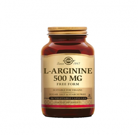 Amino Acizi - L-Arginine 500mg 50 capsule - Solgar