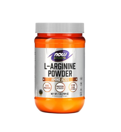 Amino Acizi - L-Arginine Powder 454 grame - NOW Foods