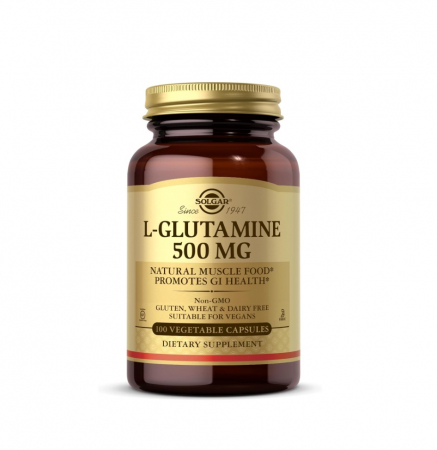Solgar - L-Glutamine 500mg 100 capsule - Solgar