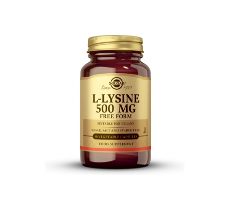 Amino Acizi - L-Lysine 500mg 50 capsule - Solgar