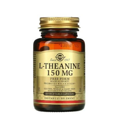 Creier & Memorie - L-Theanine 150mg Free Form 60 capsule - Solgar