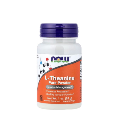 Producatori - L-Theanine Pure Powder 28g - NOW Foods