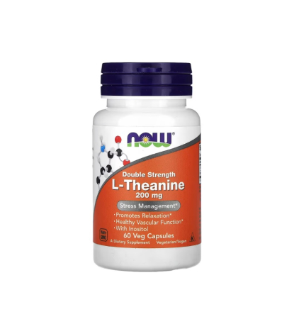 NOW Foods - L-Theanine with Inositol 200mg 60 capsule - NOW Foods