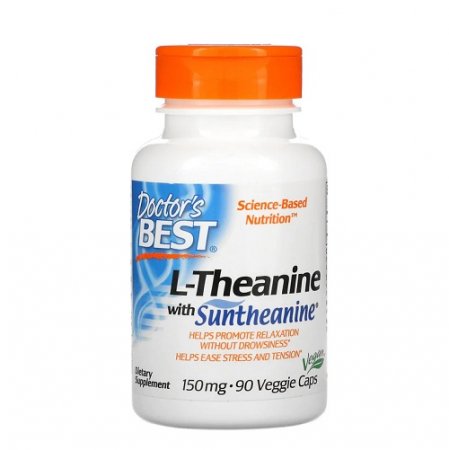 Doctor's Best - L-Theanine with Suntheanine 150mg 90Capsule - Doctor's Best