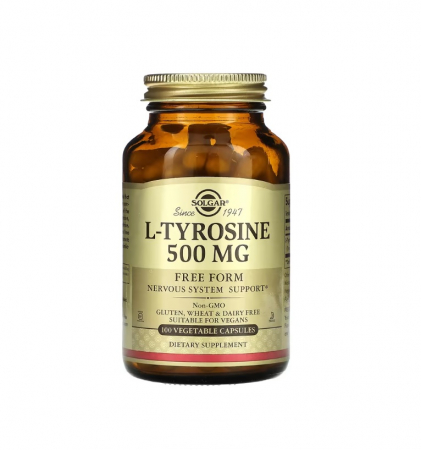 Solgar - L-Tyrosine 500mg 100 capsule vegetale - Solgar