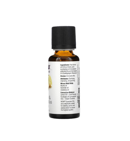 Lemon & Eucalyptus Blend Essential Oils 30 ml - NOW Foods [1]