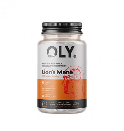 OLY - Lion's Mane 500mg 60 capsule vegetale - Oly
