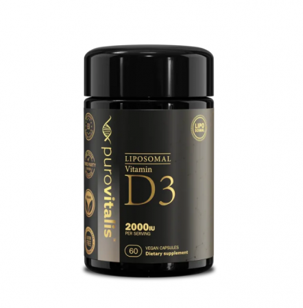 Purovitalis - Liposomal Vitamin D3 2000 IU 60 capsule - Purovitalis