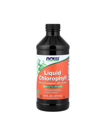 NOW Foods - Liquid Chlorophyll Natural Mint 473 ml - NOW Foods