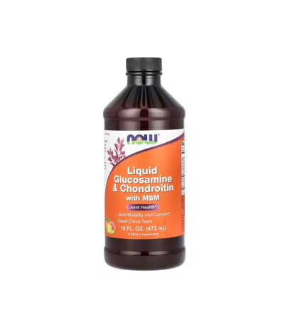 Minerale - Liquid Glucosamine & Chondroitin with MSM 473ml - NOW Foods