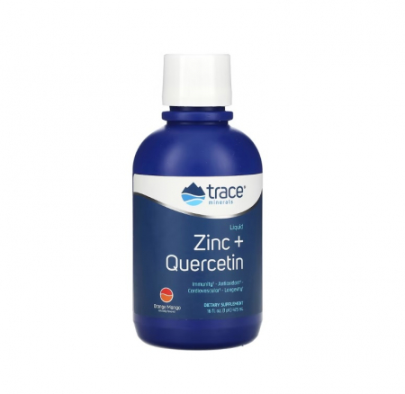Pentru Digestie - Liquid Zinc + Quercetin Orange Mango 473 ml - Trance Minerals