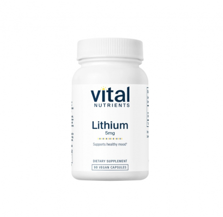 Vitamine & Minerale - Lithium orotate 5mg 90 capsule - Vital Nutrients