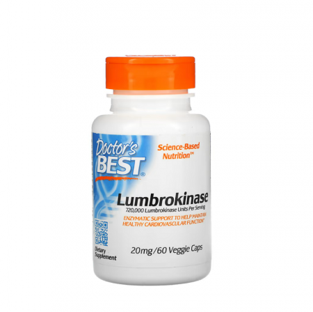 Digestie - Lumbrokinase 20mg 60 Capsule - Doctor's Best