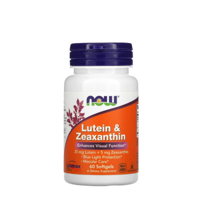 Producatori - Lutein & Zeaxanthin 60 capsule moi - NOW Foods