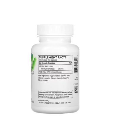 Lysine, 500mg, 60 capsule - Thorne [1]