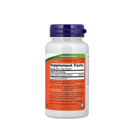 Maca 500mg 100 capsule - NOW Foods [1]