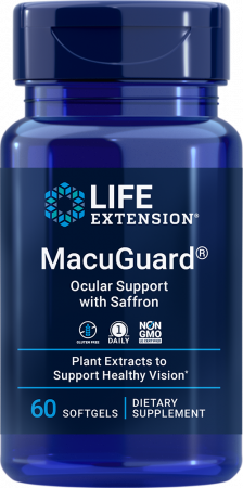 MacuGuard Ocular Support Saffron 60 capsule - Life Extension