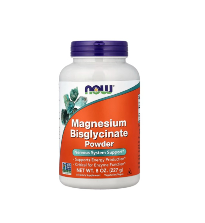 Minerale - Magnesium Bisglycinate Powder 227g - NOW Foods