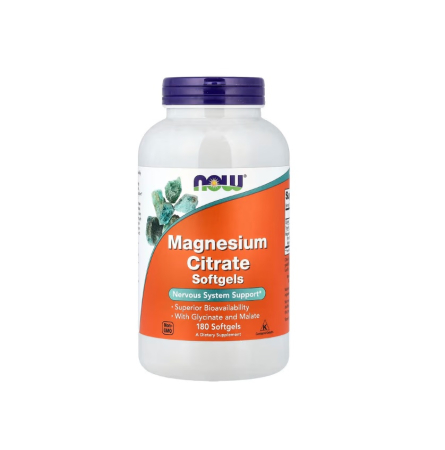 NOW Foods - Magnesium Citrate 180 capsule moi - NOW Foods