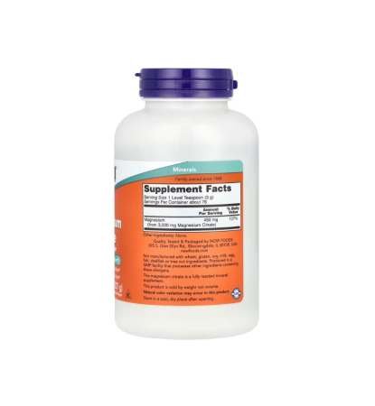 Magnesium Citrate Pure Powder 227g - NOW Foods [1]