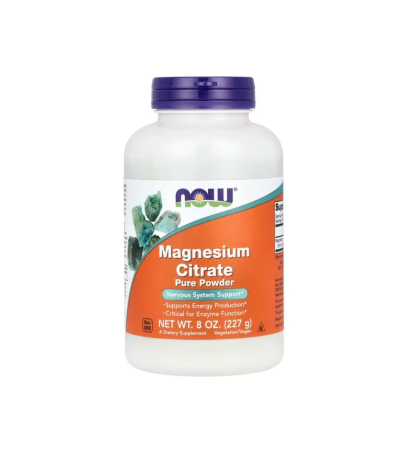 Energie - Magnesium Citrate Pure Powder 227g - NOW Foods