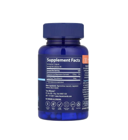 Magnesium Glycinate 120mg 90 Capsule - Trace Minerals [1]