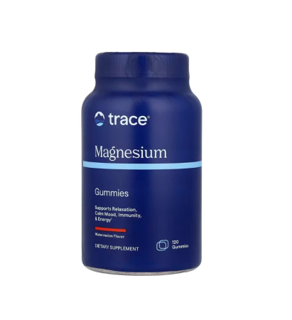 Oase & Articulatii - Magnesium Gummies cu aroma de pepene verde 120 jeleuri - Trace Minerals