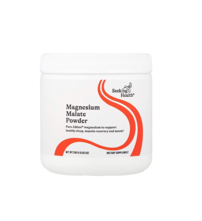 Somn - Magnesium Malate 500mg Pudra 250g - Seeking Health