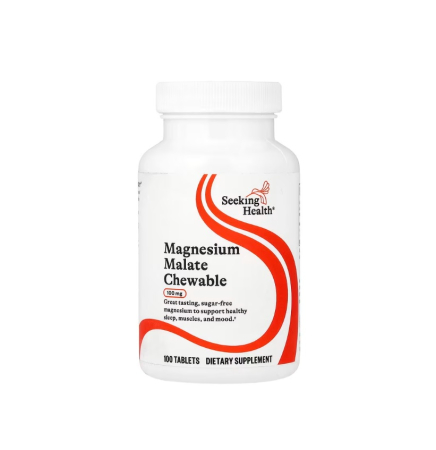 Energie - Magnesium Malate Chewable 100mg 100 tablete - Seeking Health