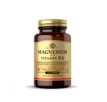 Solgar - Magnesium with B6 100 tablete - Solgar