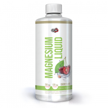 Pure Nutrition USA - Magneziu Lichid + Vitamina C 1000 ml Cherry - Pure Nutrition