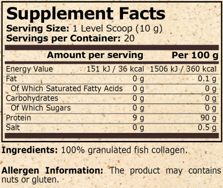 Marine Collagen Unflavored 200 grame - Pure Nutrition USA [1]