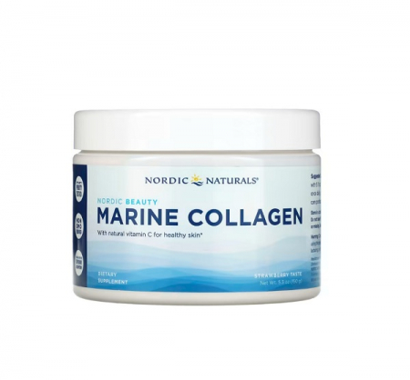 Suplimente Pentru: - Marine Collagen with Vitamin C Strawberry 150 g -  Nordic Naturals