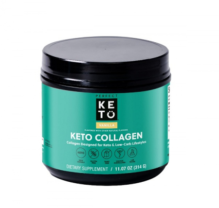 Keto - MCT Collagen Powder Vanilla 314g - Perfect Keto