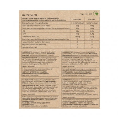 MCT Oil Ketosene Shape C8/C10 500ml - Go-Keto [1]