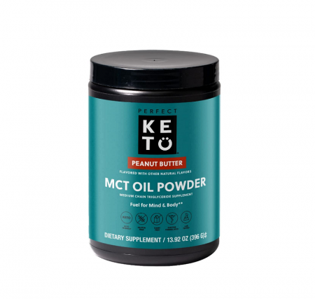 Perfect KETO - MCT Oil Powder Peanut Butter 396g. - Perfect Keto