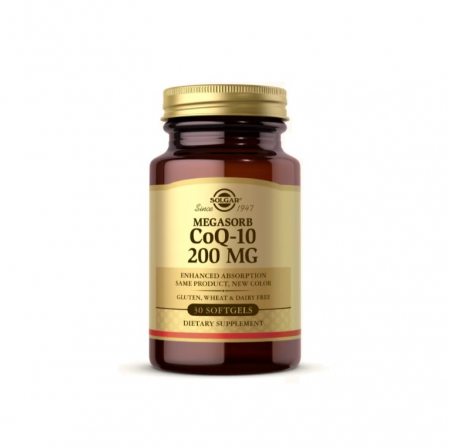 Solgar - Megasorb CoQ-10 200mg 30 capsule moi - Solgar