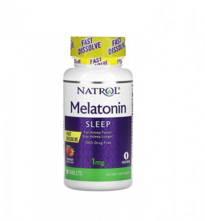 Natrol - Melatonin Fast Dissolve 1mg 90 tablete - Natrol