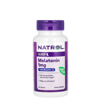 Vitamine & Minerale - Melatonin Time Release 1mg 90 tablete - Natrol