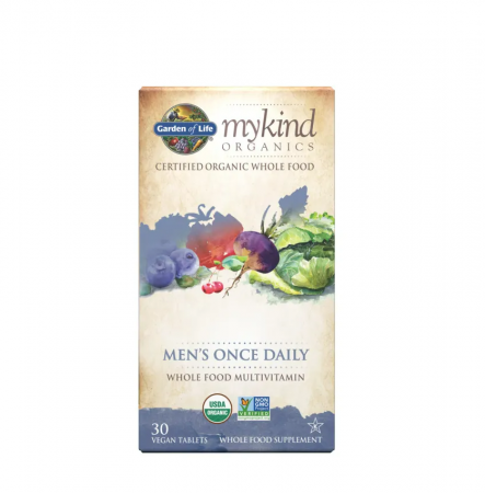Multivitamine - Mens Once Daily mykind Organics 30 Tablete - Garden of Life