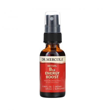 Dr. Mercola - Methyl B12 Energy Booster Natural Blackberry 29 ml - Dr. Mercola
