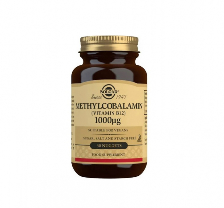 Vitamina B - Methylcobalamin (Vitamin B12) 1000mcg 30 tablete - Solgar