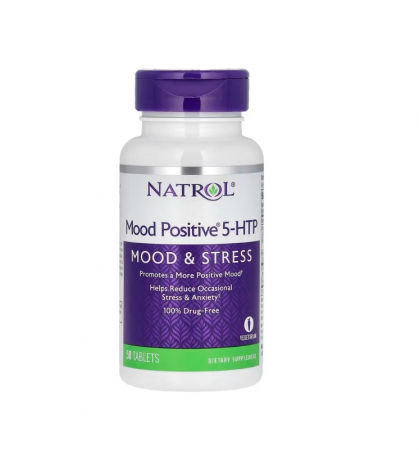 Natrol - Mood Positive 5-HTP Mood & Stress 50 tablete - Natrol