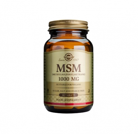Solgar - MSM 1000mg 60 tablete-  Solgar