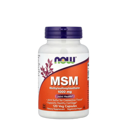 Oase & Articulatii - MSM Methylsulfonylmethane 1000mg 120 capsule - NOW Foods