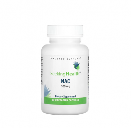 Seeking Health - NAC (N-Acetyl-L-Cysteine) 500mg 90 Capsule - Seeking Health